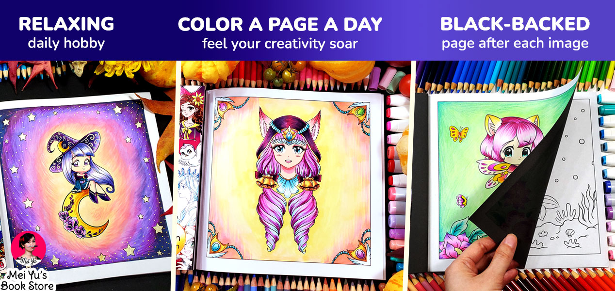 Feature image for Mei Yu's 30 Days of Coloring series.