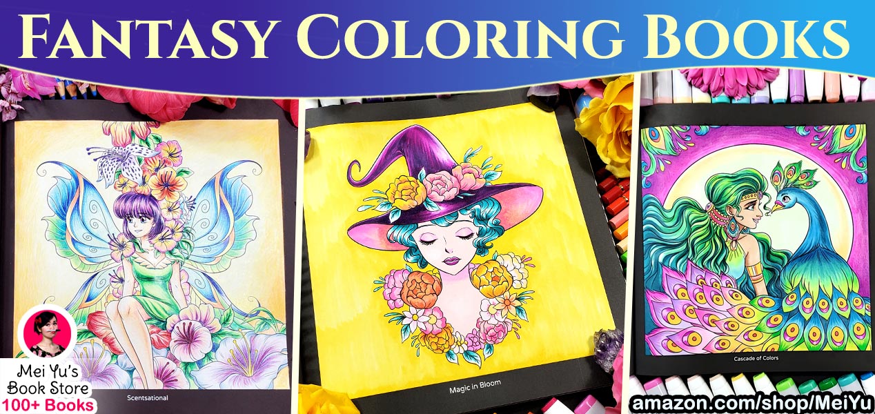 Mei's fantasy coloring books