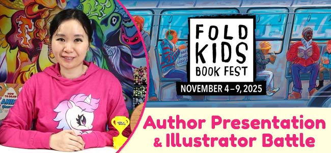 Mei Yu at the FOLD Kids Book Fest 2025.