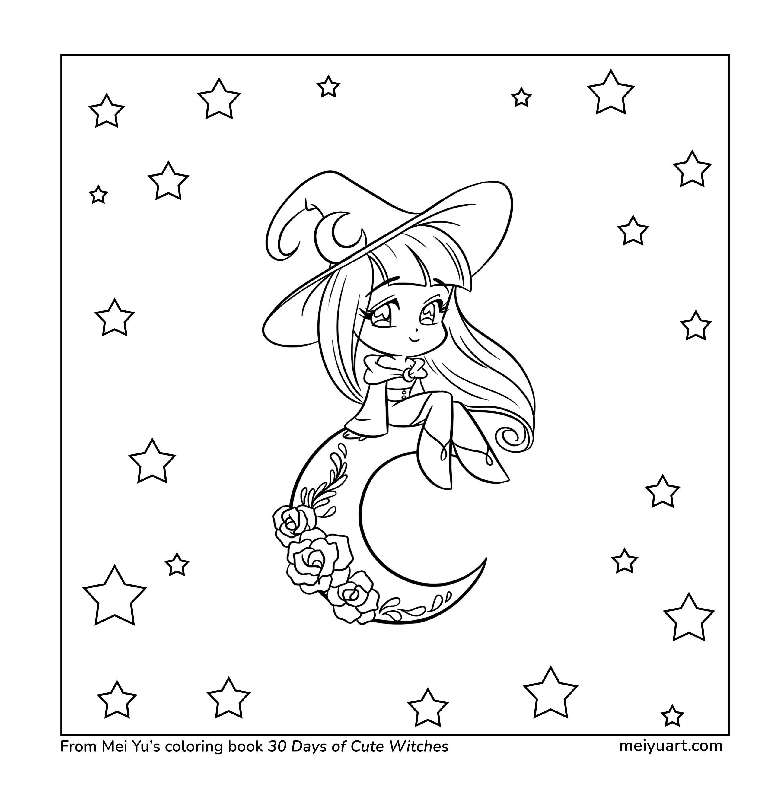 Free coloring page download designed by Mei Yu