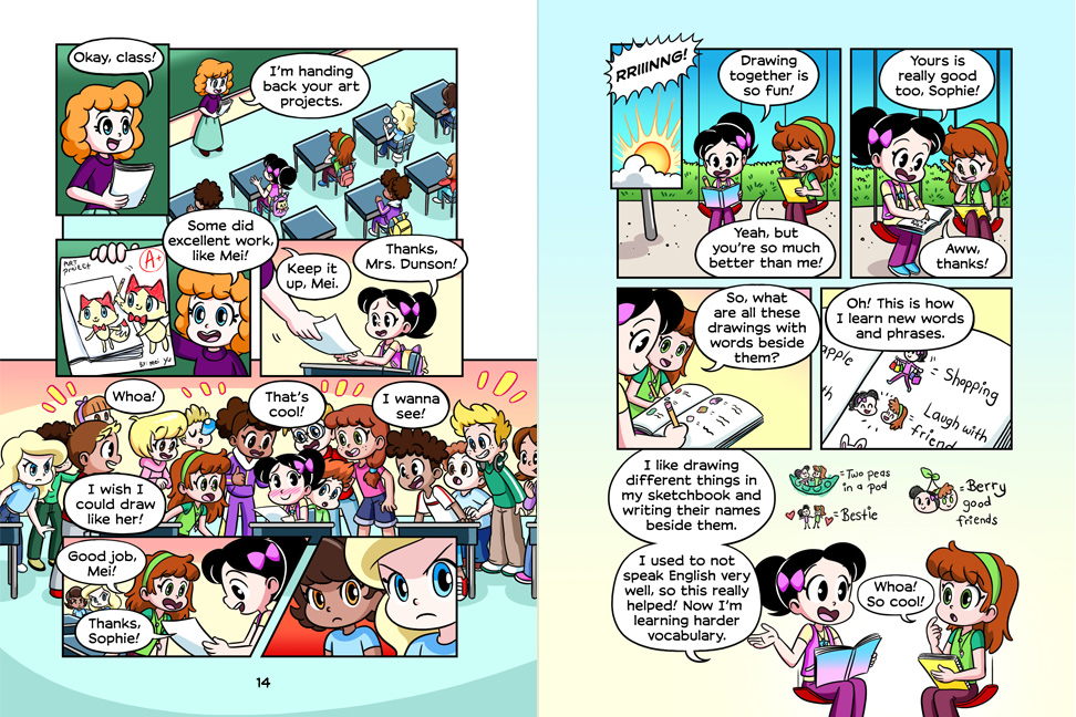 Best Friend, Worst Bully preview pages.