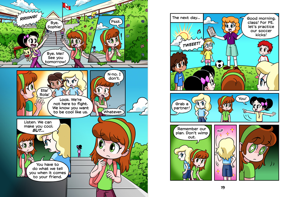 Best Friend, Worst Bully preview pages.