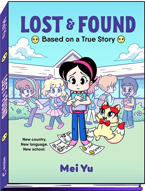 Cover of Lost and Found graphic novel memoir by Mei Yu.