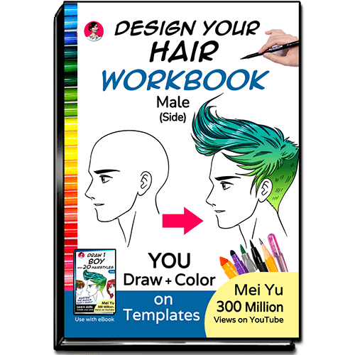 Cover of Design Your Hair WorkBook: Male (Side).