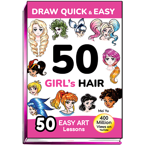 Cover of Draw Quick & Easy 50 Girl's Hair by Mei Yu.