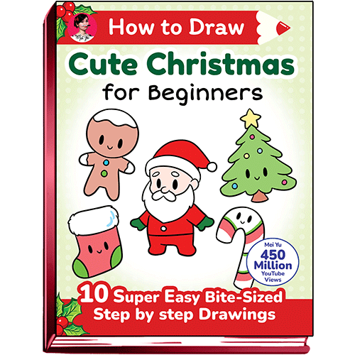 Cover of How to Draw Cute Christmas for Beginners by Mei Yu.