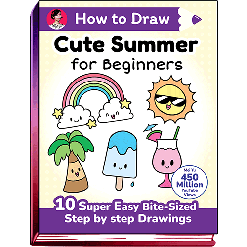 Cover of How to Draw Cute Summer for Beginners by Mei Yu.