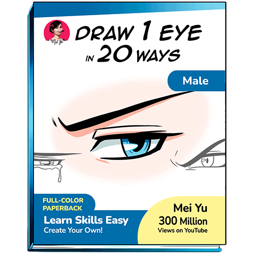  Draw 1 Eye in 20 Ways - Male: Learn How to Draw Anime Manga Eyes  Step by Step Book (Draw 1 in 20): 9781990391347: Yu, Mei: Books