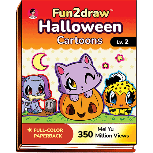 Cover of How to Draw Halloween Cartoons - Fun2draw Lv. 2.