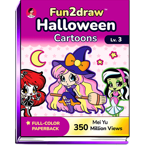 Cover of How to Draw Halloween Cartoons - Fun2draw Lv. 3.