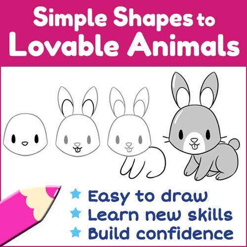 Book features for How to Draw Cute Animals for Beginners by Mei Yu.