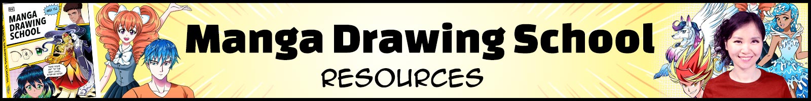 Banner image for downloads for Manga Drawing School by Mei Yu