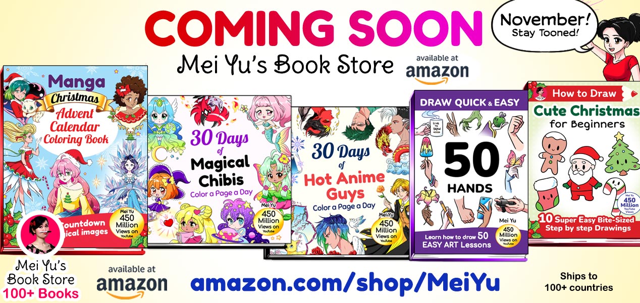 Mei's books coming soon to Amazon