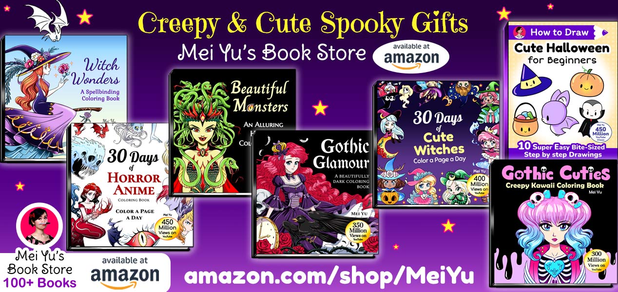 Spooky gift ideas available on the Mei Yu Book Store on Amazon