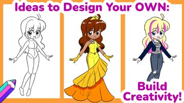Includes ideas to create your own characters and fashion