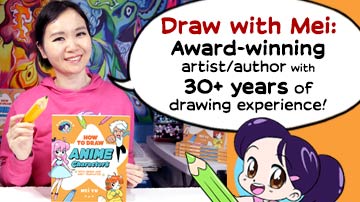 Learn from Mei Yu, award-winning author and artist with over 30 years of drawing experience!