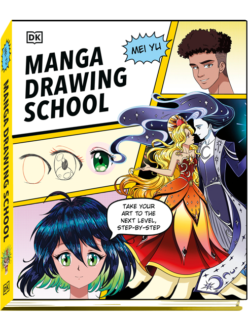 Cover of Manga Drawing School how to draw book by Mei Yu.