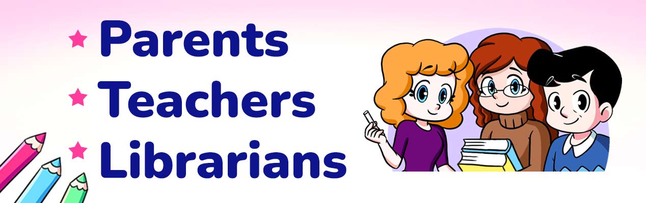 Banner image for the MeiYuArt Parents, Teachers, and Librarians page.