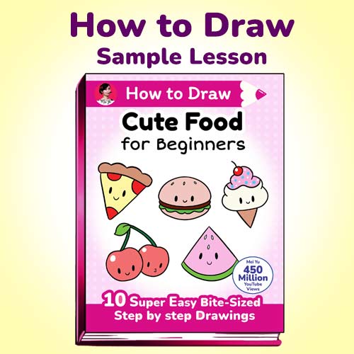 Thumbnail for sample art tutorial from How to Draw Cute Food for Beginners by Mei Yu